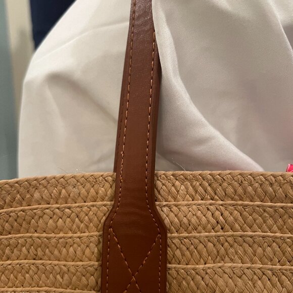 Weaved Citrus Beach Bag - Picture 3 of 6